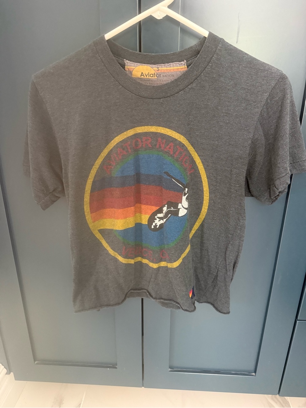 Aviator Nation Charcoal Graphic Tee